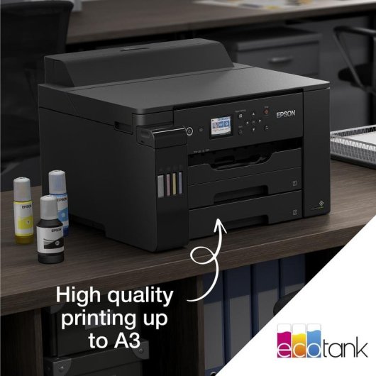 Impressora Jato de Tinta Wi-Fi Epson EcoTank L1116 com impressão duplex