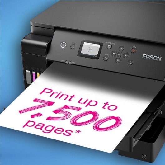 Impressora Jato de Tinta Wi-Fi Epson EcoTank L1116 com impressão duplex