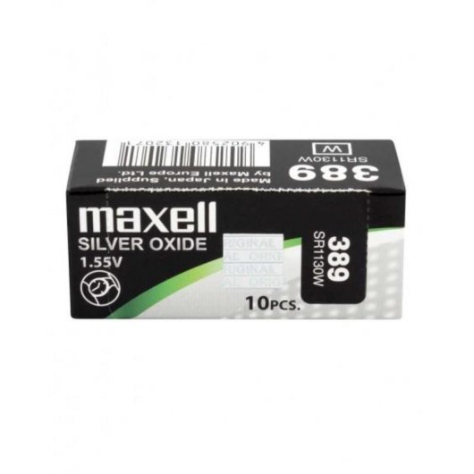 Batterie Maxell SR1130W 1,55 V Silberoxid 10er Pack
