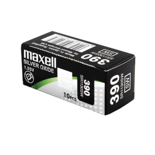 Pila Maxell SR1130SW Óxido de Plata 1,55 V Caja de 10 Unidades