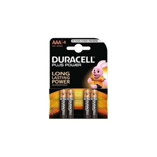 Pila Duracell AAA Alcalino 1,5 V 4 piezas