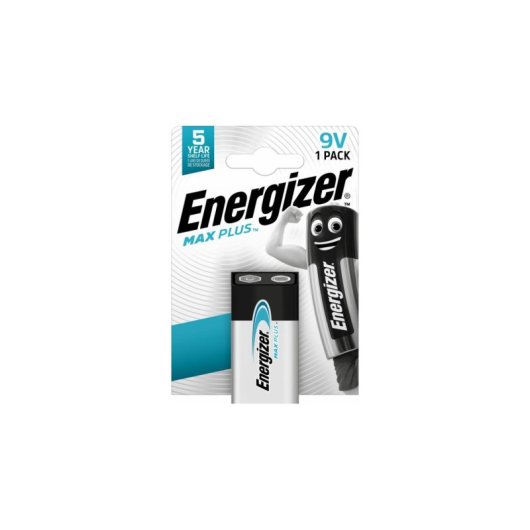 Batterie 9V Energizer Max Plus Einweg Blister 1 Stück