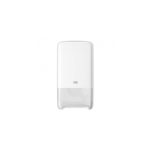 Distributeur de papier hygiénique Tork Mid-Size pour deux rouleaux Elevation blanc plastique