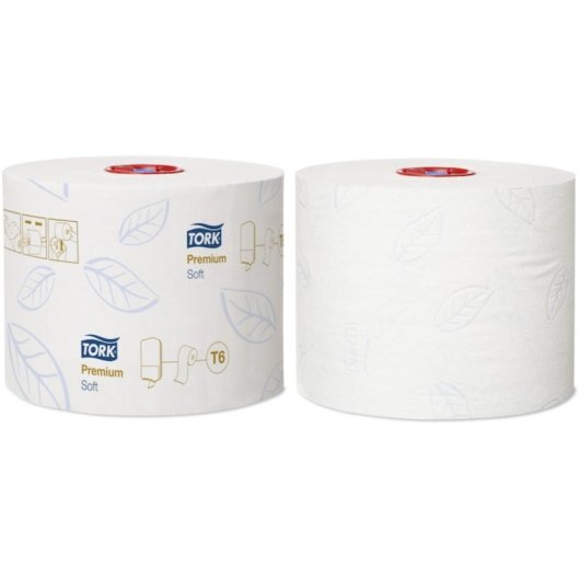 Dispensador Papel Higiénico Tork Mid-size 2 Rolos Branco 90 m