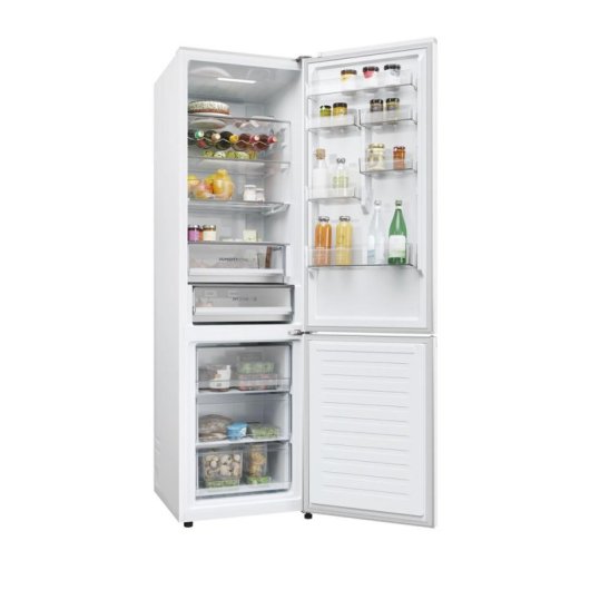 Kühlschrank Combi Haier HDPW5620CNPW No Frost 205cm 406L C Weiß WiFi IA