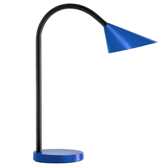 Lámpara de Escritorio LED Unilux SOL Azul Brazo Flexible Oficina