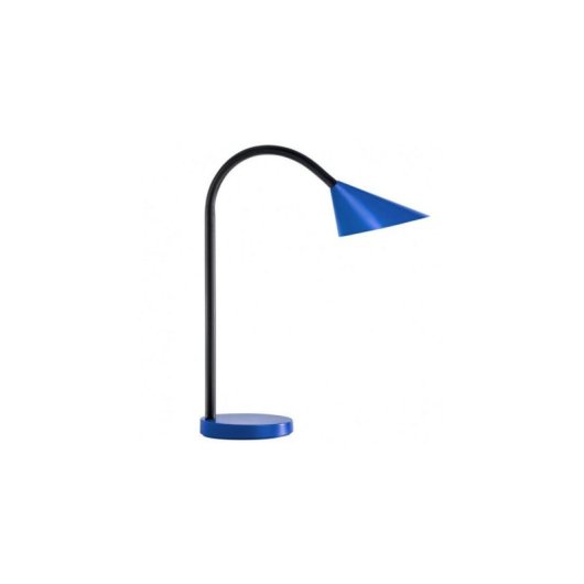 Lámpara de Escritorio LED Unilux SOL Azul Brazo Flexible Oficina