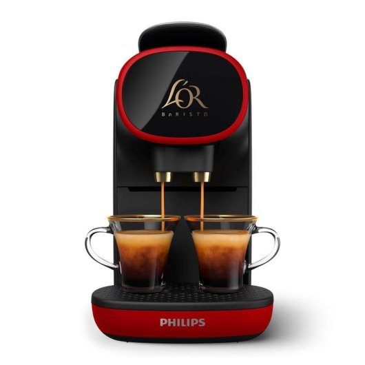 Máquina de café de cápsulas Philips L'OR Barista Passione Rossa 0,8 L 19 Bares 2 Xícaras