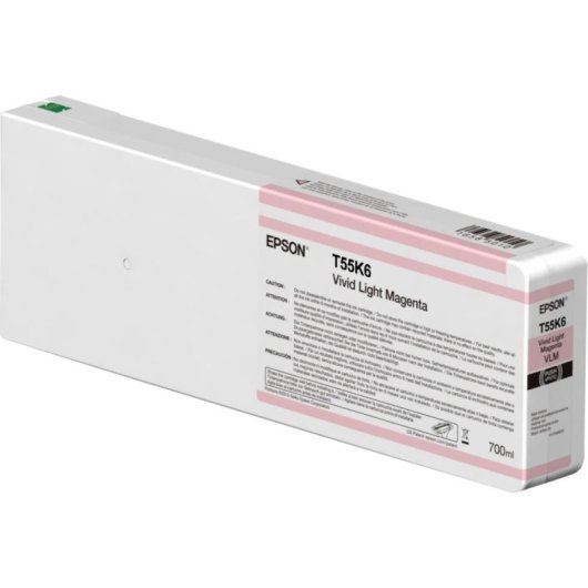 Cartouche d'encre Epson T55K600 Magenta Clair Vif 700 ml Pack Individuel