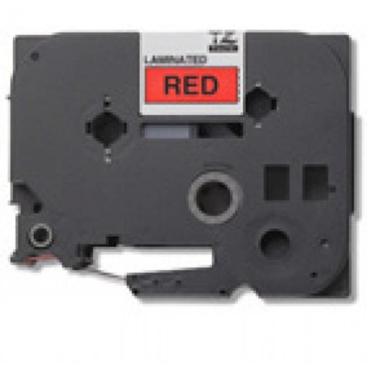 Fita para impressora de etiquetas Brother TZ-461 Preto sobre vermelho 3,6 cm
