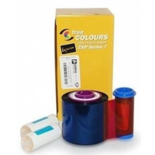 Cinta para impresora Zebra ZXP7 750 páginas Multicolor Transferencia térmica