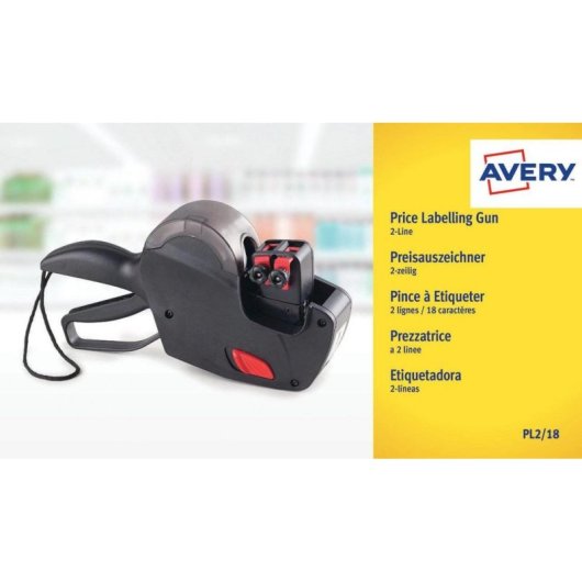 Etiqueta Autoadesiva Avery PL2/18 Retângulo Branco Plástico