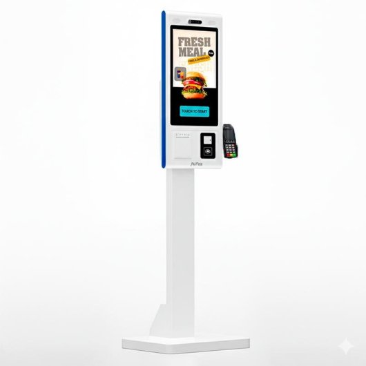 Kiosko Autoservicio AVPos Suelo 27" Táctil Android 13 RK3568 8GB SSD 128GB