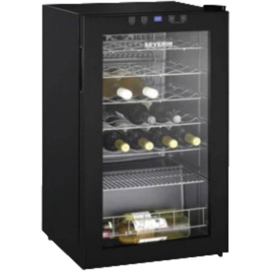 Enfriador de vino Severin WKS8908 36 botellas Independiente Negro