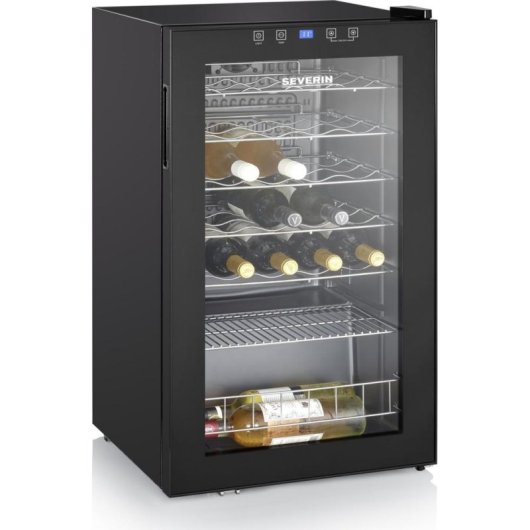 Enfriador de vino Severin WKS8908 36 botellas Independiente Negro