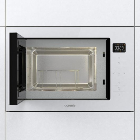 Microondas Gorenje BM251SG2WG 25 Litros 900W con Grill Quartz y Pantalla LED