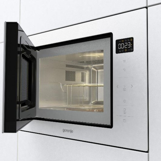 Microondas Gorenje BM251SG2WG 25 Litros 900W con Grill Quartz y Pantalla LED