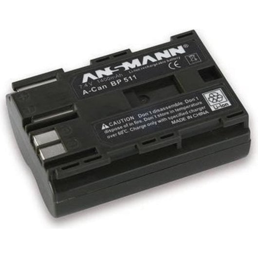 Batterie Ansmann A-CAN BP 511 1400 mAh 7,4 V Ión de Litio pour Caméras Canon