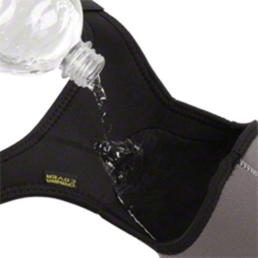 Neoprentasche Walimex für Kamera Nikon D40 und Canon EOS 300D Schwarz/Grau