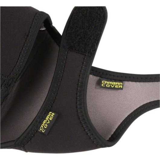 Neoprentasche Walimex für Kamera Nikon D40 und Canon EOS 300D Schwarz/Grau