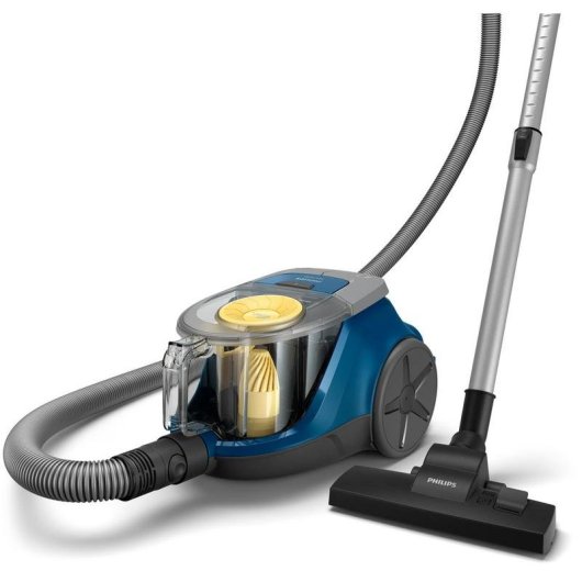 Aspirapolvere senza Sacco Philips 2000 series XB2125/09 850W Blu Spazzola Multiuso