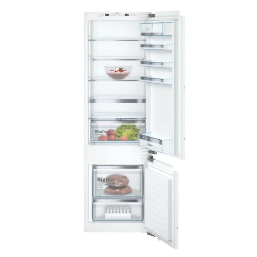 Frigorífico Dos Puertas Bosch KIS87AFE0 Defrost 177cm 272L E Blanco