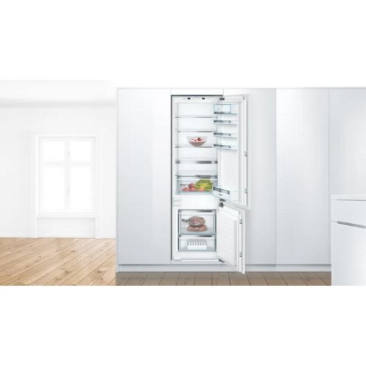 Frigorífico Dos Puertas Bosch KIS87AFE0 Defrost 177cm 272L E Blanco