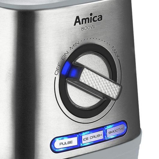 Batidora de vaso Amica BTM5012 1,5 L 800 W Aço inoxidável
