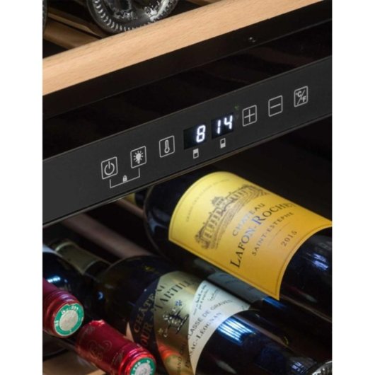 Vinotèque La Sommelière SLS90DZ 91 bouteilles 2 zones Noir
