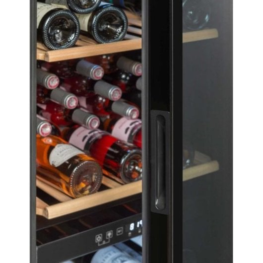 Vinotèque La Sommelière SLS90DZ 91 bouteilles 2 zones Noir