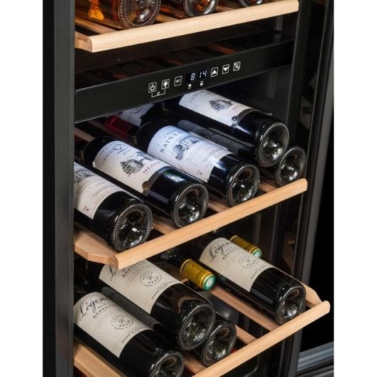 Vinotèque La Sommelière SLS90DZ 91 bouteilles 2 zones Noir
