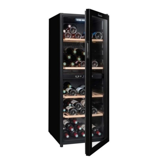 Vinotèque La Sommelière SLS90DZ 91 bouteilles 2 zones Noir