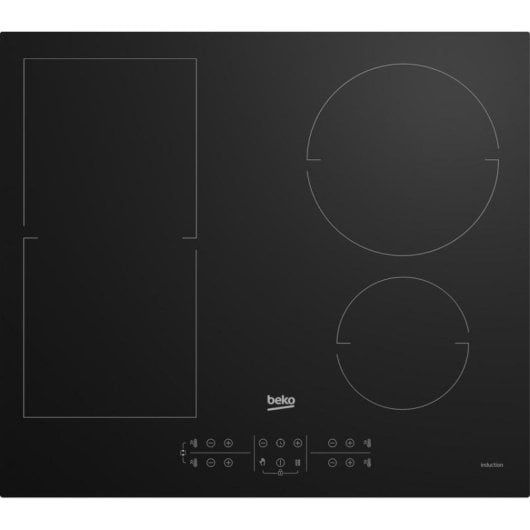 Placa de Inducción Beko HII64200FMTZG 60 cm 4 Zonas Integrado Gris