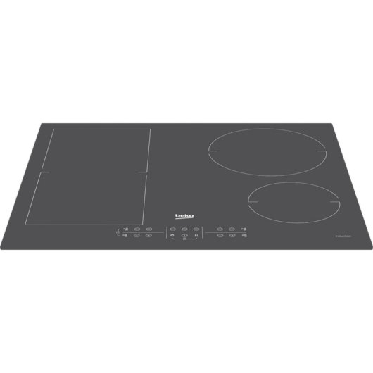 Placa de Inducción Beko HII64200FMTZG 60 cm 4 Zonas Integrado Gris