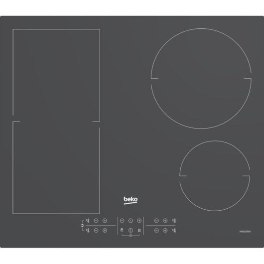 Placa de Inducción Beko HII64200FMTZG 60 cm 4 Zonas Integrado Gris