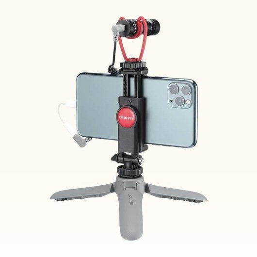 Treppiede Ulanzi MT-10GR 3 Gambe Grigio per Smartphone e Tablet