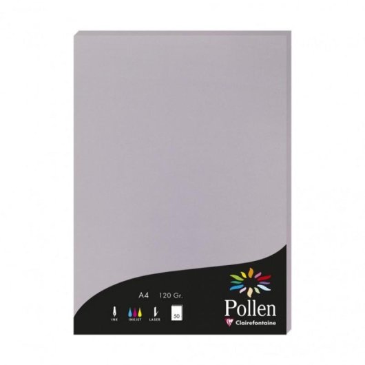 Sovraccoperte A4 Clairefontaine Grigio 120 g/m² Confezione 50 Unità