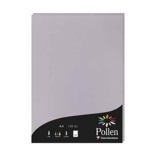 Sovraccoperte A4 Clairefontaine Grigio 120 g/m² Confezione 50 Unità