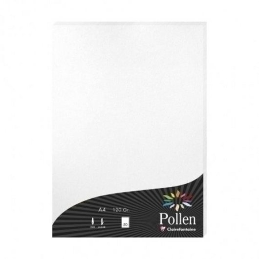 Papel Clairefontaine A4 120 g/m² 50 hojas Blanco Arte de Papel