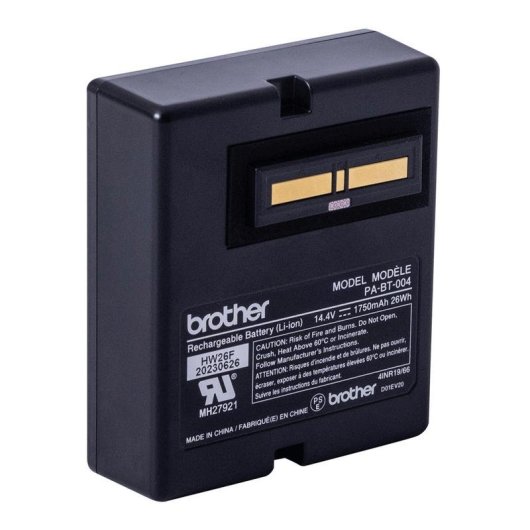 Batería Brother PA-BT-004 para Impresoras de Etiquetas TD-2320D, TD-2350D