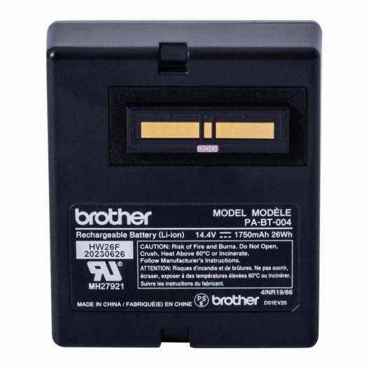 Batería Brother PA-BT-004 para Impresoras de Etiquetas TD-2320D, TD-2350D