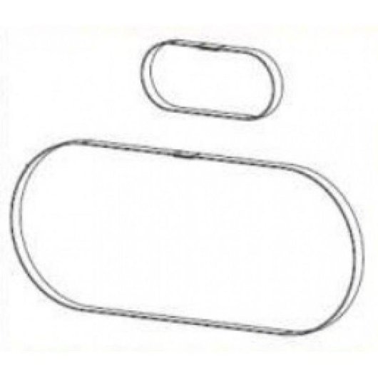 Cinturón para impresora Zebra ZE500 2 piezas kit de repuesto