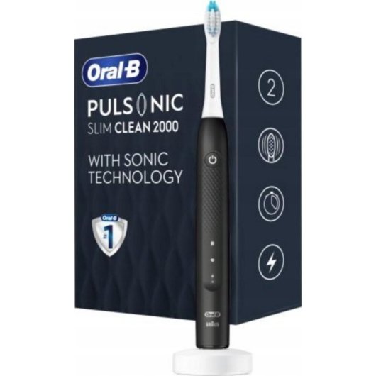 Cepillo de Dientes Sónico Oral-B Pulsonic Slim Clean 2000 2 Modos 1 Cabezal Temporizador