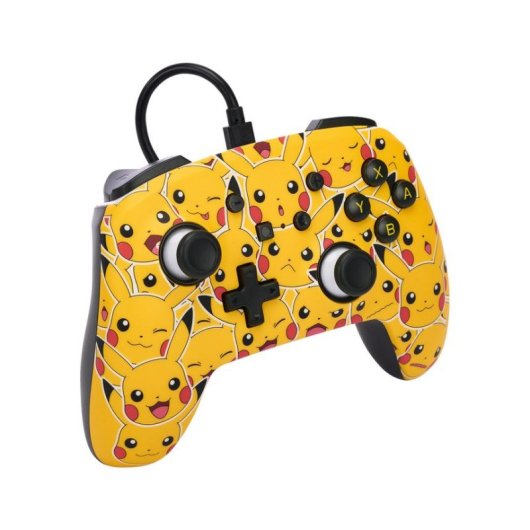 Controller PowerA NSGP0083-01 per Nintendo Switch, Cablato, USB, MicroUSB, Nero/Rosso/Giallo