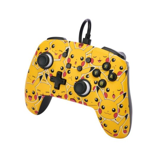 Controller PowerA NSGP0083-01 per Nintendo Switch, Cablato, USB, MicroUSB, Nero/Rosso/Giallo