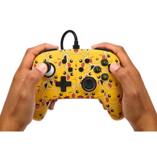 Controller PowerA NSGP0083-01 per Nintendo Switch, Cablato, USB, MicroUSB, Nero/Rosso/Giallo