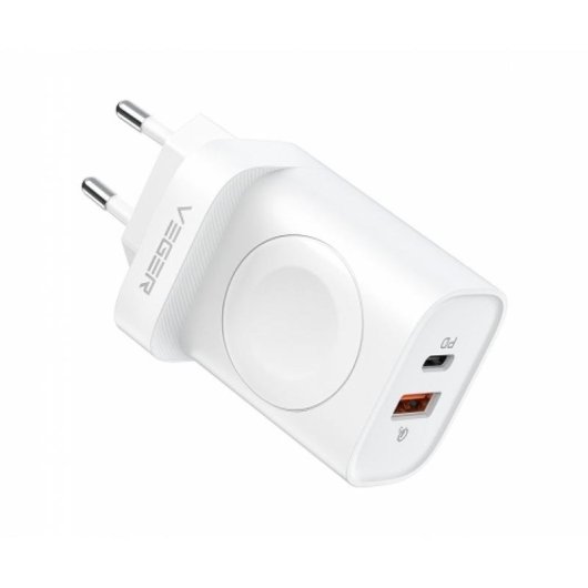 Cargador VEGER VG-W002E Interior Universal USB-C Blanco