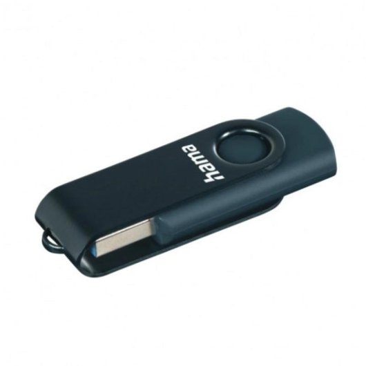 Chiavetta USB HAMA Rotate 128 GB USB 3.2 Gen 1 Blu Girevole 90 MB/s