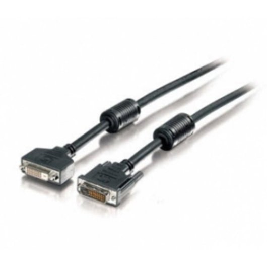 Cable DVI-D EQUIP 1,8 m Negro Macho a Hembra
