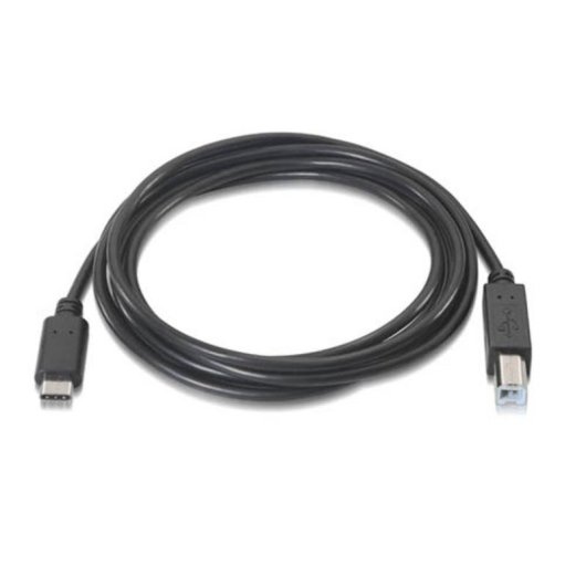Câble USB-C vers USB-B 2.0 Nanocable 1m Noir